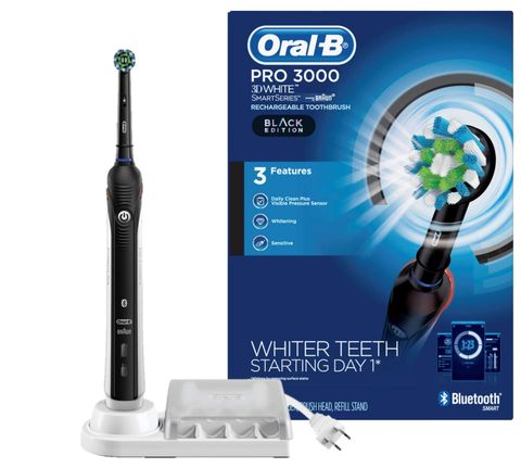 Bàn chải điện Oral-B PRO 3000 3D White SmartSeries Bluetooth Black edition Đen