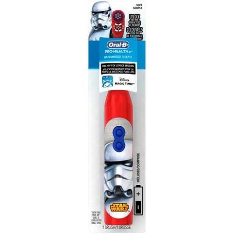 Bàn chải dành cho trẻ em pin (2 x AA) Oral-B Pro-Health Stages - Star Wars