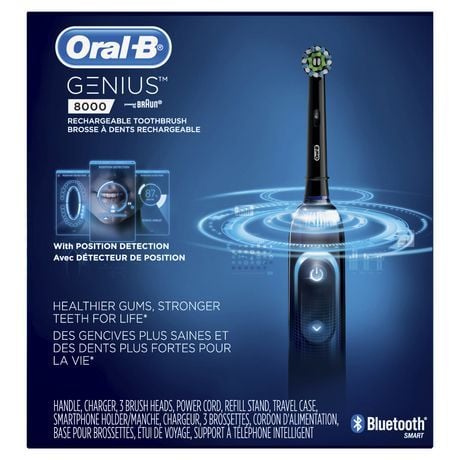 Bàn chải điện Oral-B Precision 8000 -  Midnight Black