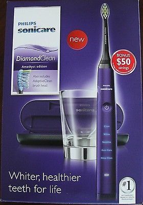 Bàn chải điện Philips Sonicare DiamondClean HX9372/10 màu tím