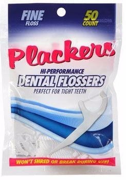 Cung chỉ nha khoa Plackers Dental Flosser Hi-Performance Fine Floss - 50 cây