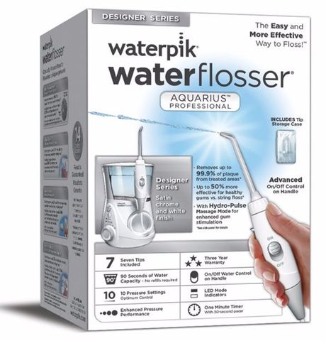 Tăm nước Waterpik Aquarius Designer Series - WP-670 Trắng