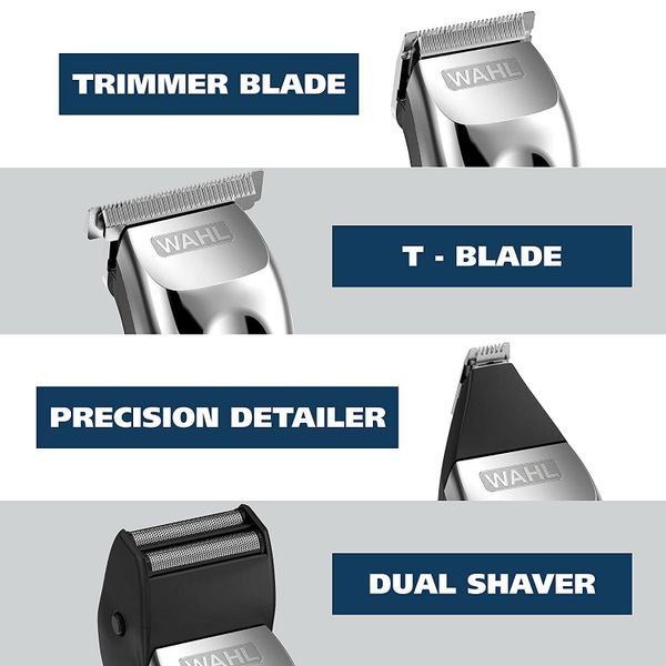 Máy cạo râu không dây Wahl 9854-600 Lithium Ion All-In-One Trimmer dàn ...