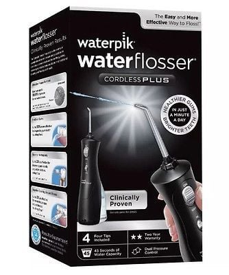 Tăm nước không dây Waterpik  Waterflosser Coreless Plus WP-462 màu đen (220V)