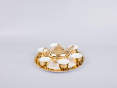 Tea set 0.7L Nano Ultra Gold - Rak Porcelain (Plate 32cm)