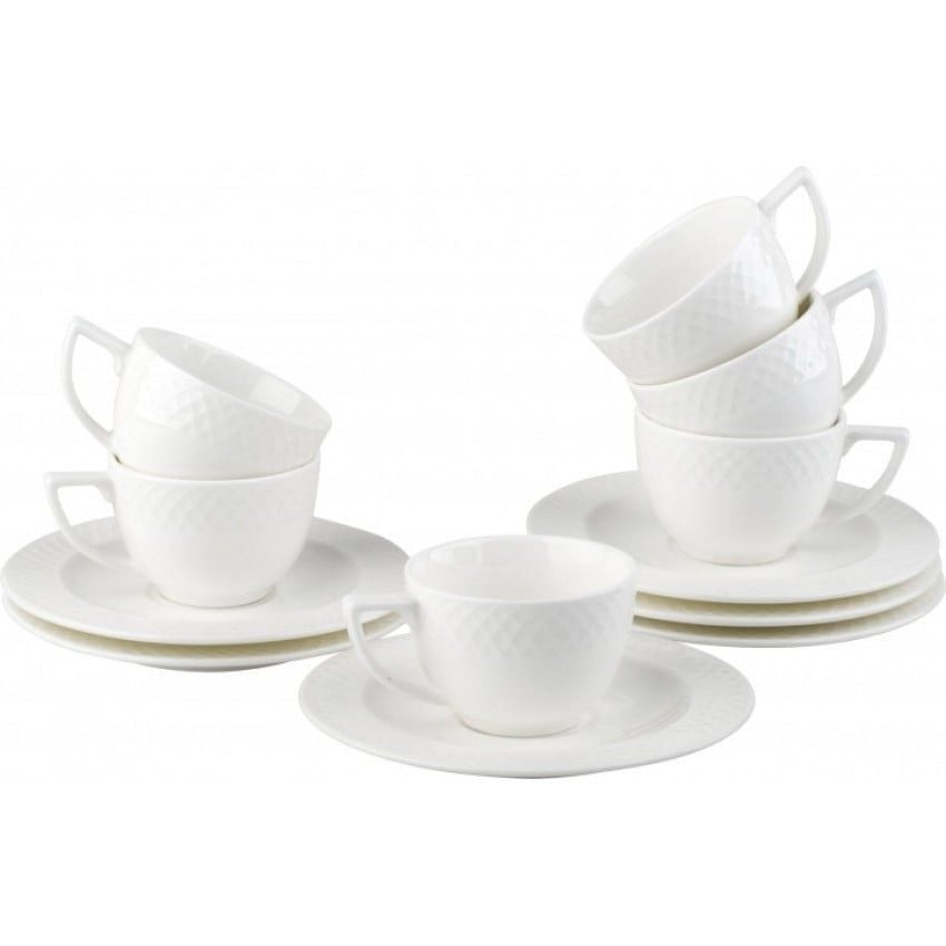 Set of 6 cup 0.09L & saucer -  Wilmax England