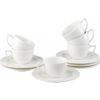 Set of 6 cup 0.09L & saucer -  Wilmax England