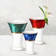 Noritake Green Vase 23cm (Majestic)