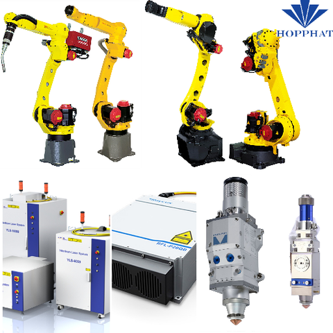  Robot Fanuc kết hợp hàn fiber Laser 