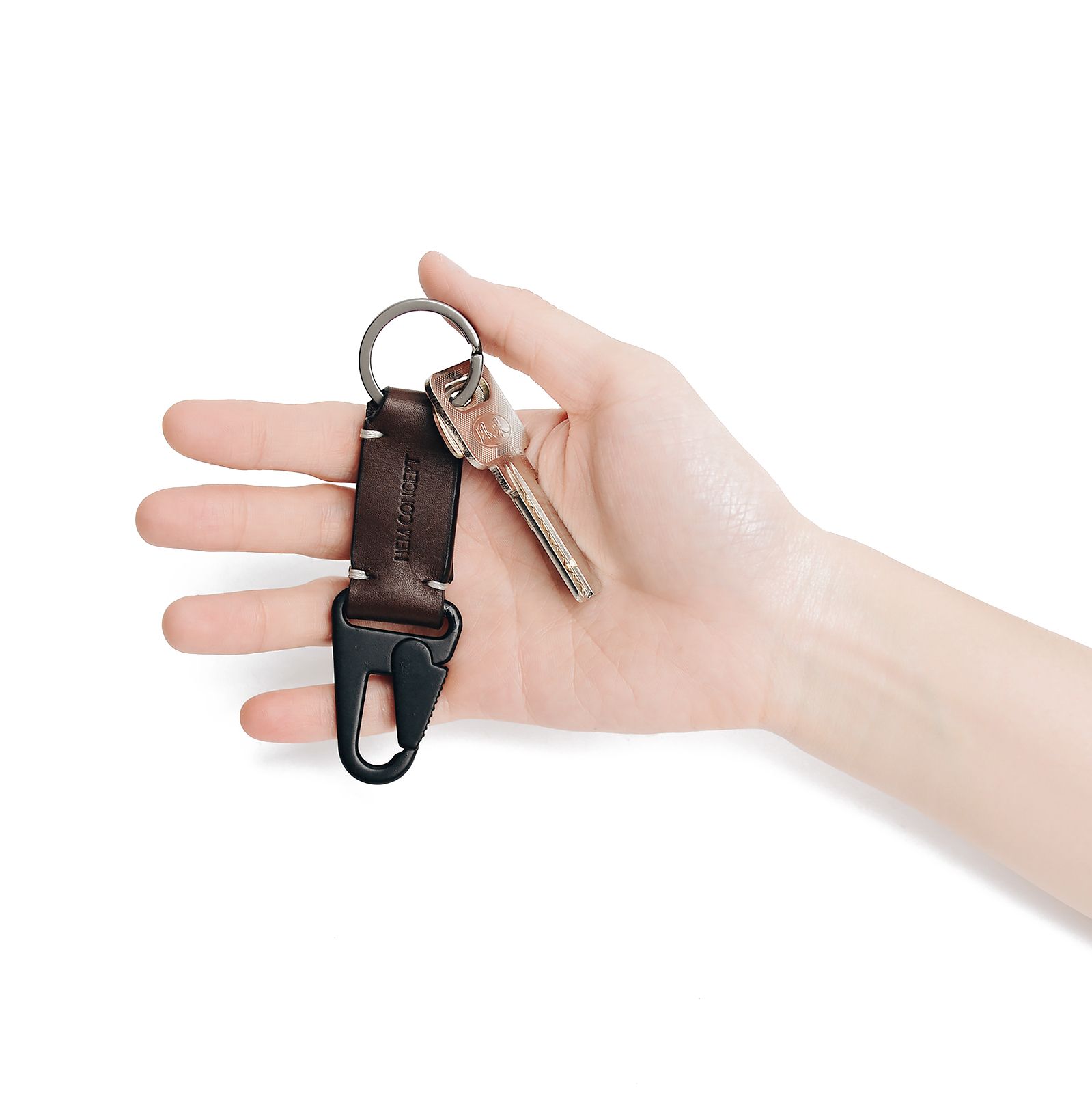 MIL KEYCHAIN S - BROWN