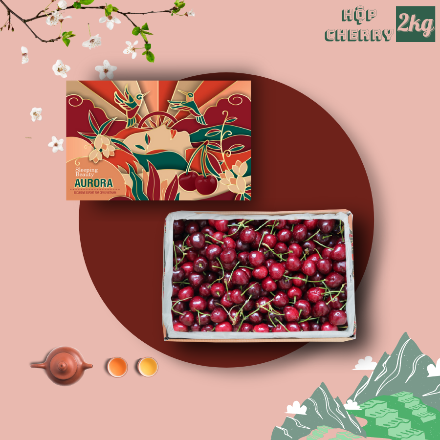 Hộp quà Cherry New Zealand 2kg