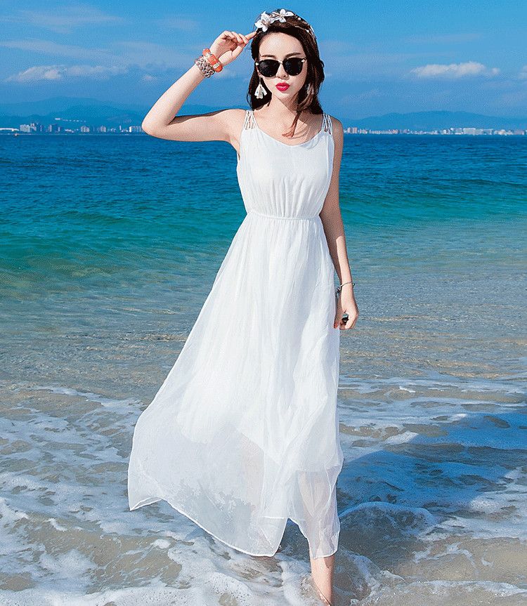 Top 7 Váy đi biển cho người béo bụng vai to, hắc dáng cực xinh