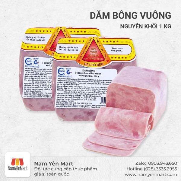  Dăm bông vuông nguyên (500gr) 