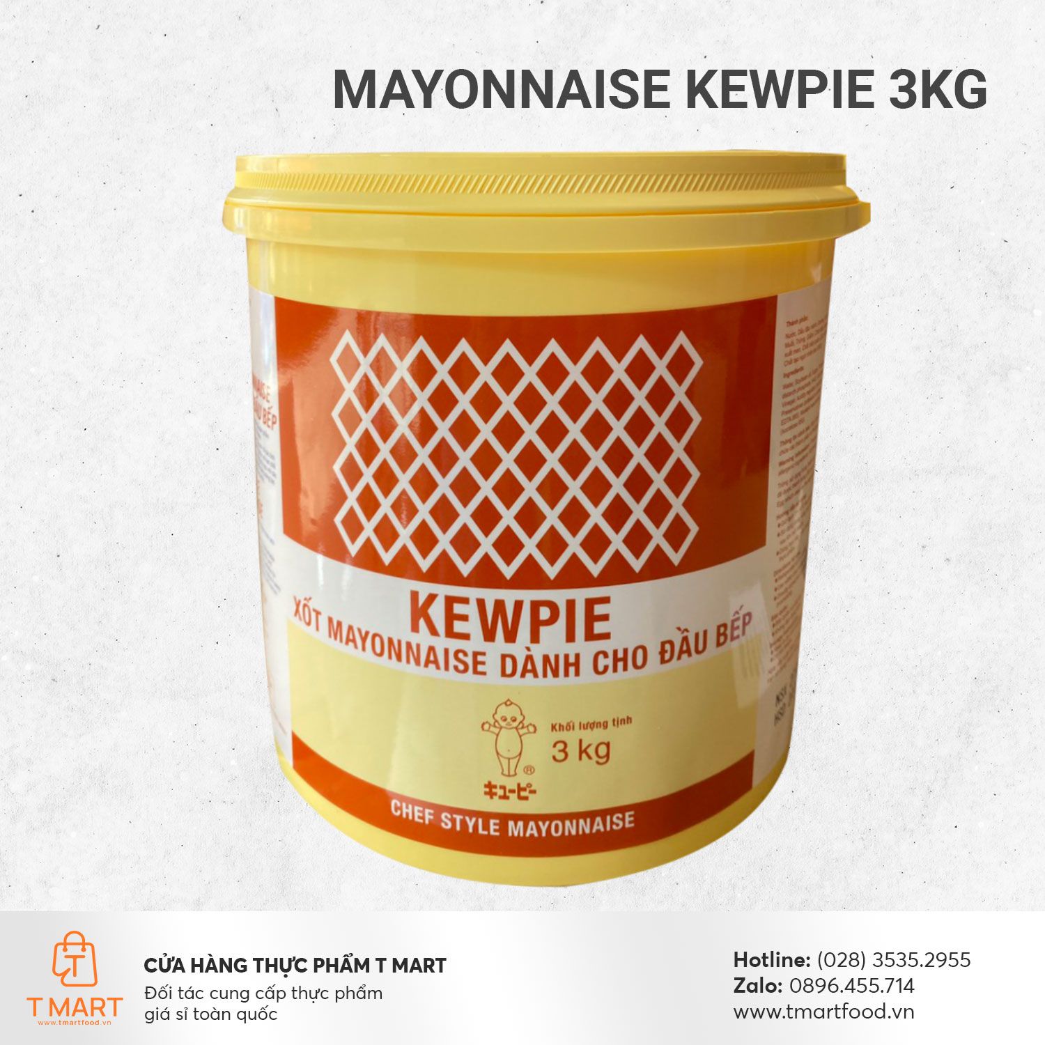 Mayonaise Kewpie Horeca 3kg Nam Yên Mart
