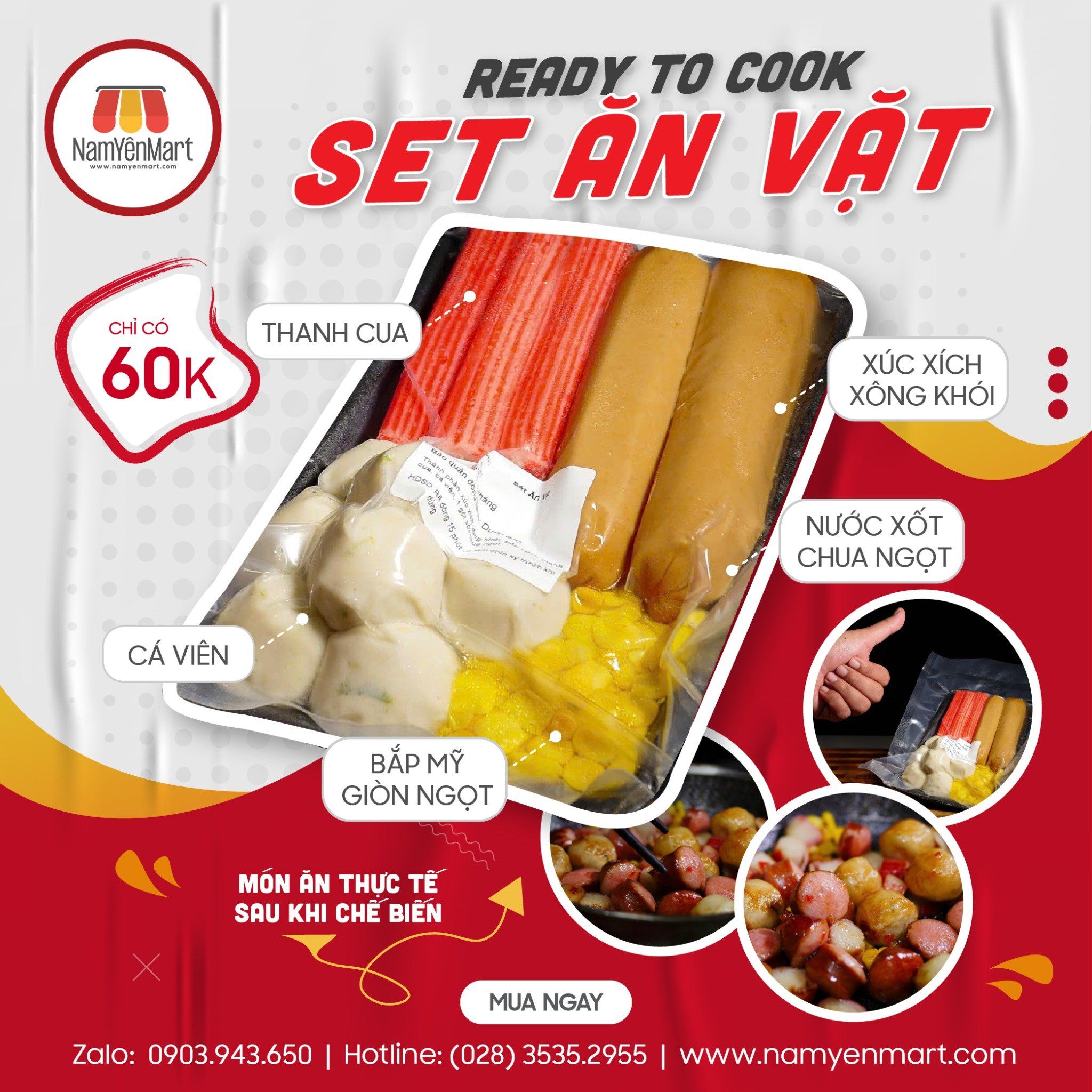  Set Ăn Vặt [Ready To Cook] 