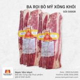  Ba rọi Bò Mỹ xông khói (gói 500gr) 