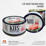  Cá ngừ  ngâm dầu 184 g 