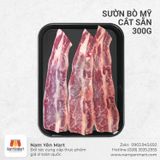  Sườn bò Mỹ cắt sẵn 300gr (Túi hút chân không) 