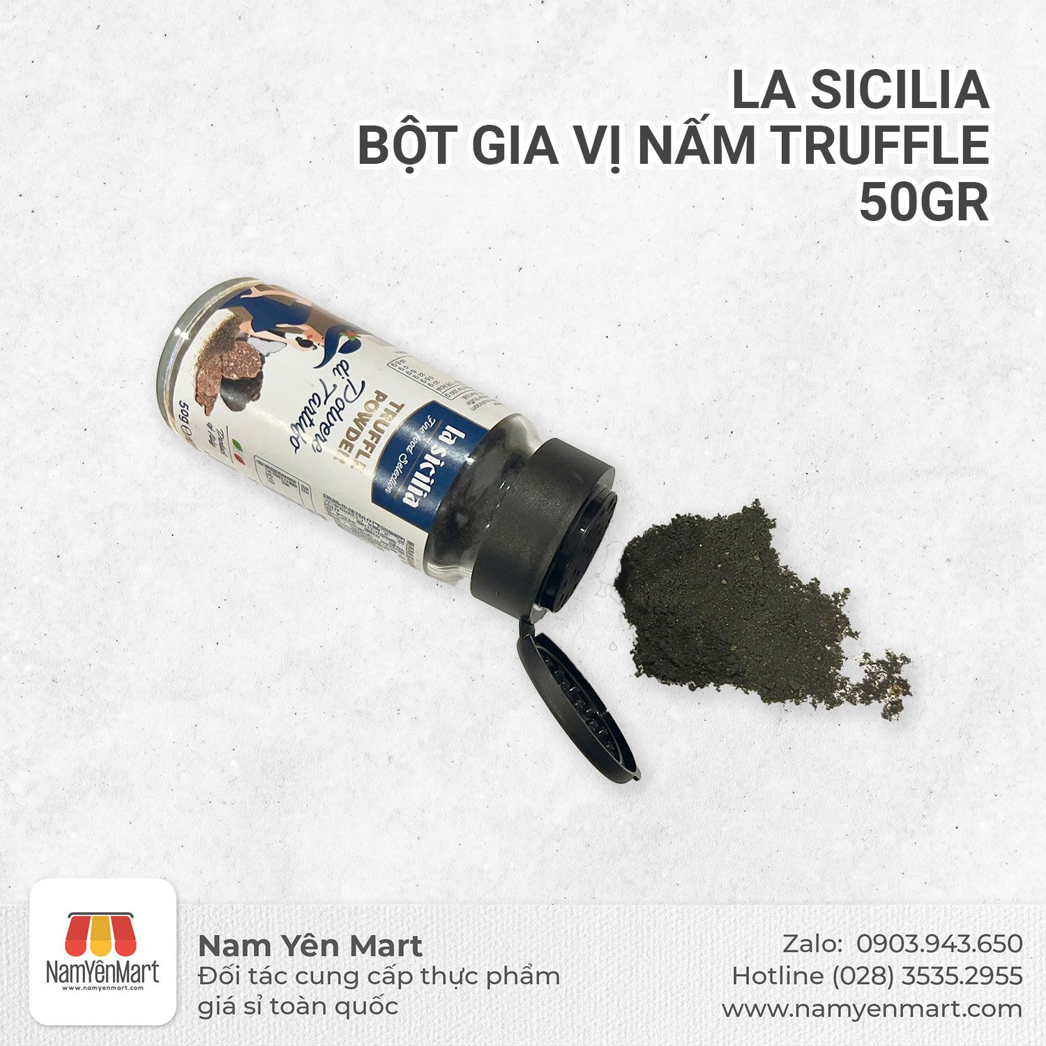  Bột gia vị nấm Truffle - 50gr - La Sicilia - Nam Yên Mart 