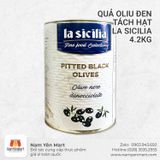  Quả Oliu Đen Tách Hạt La Sicilia 4.2KG 