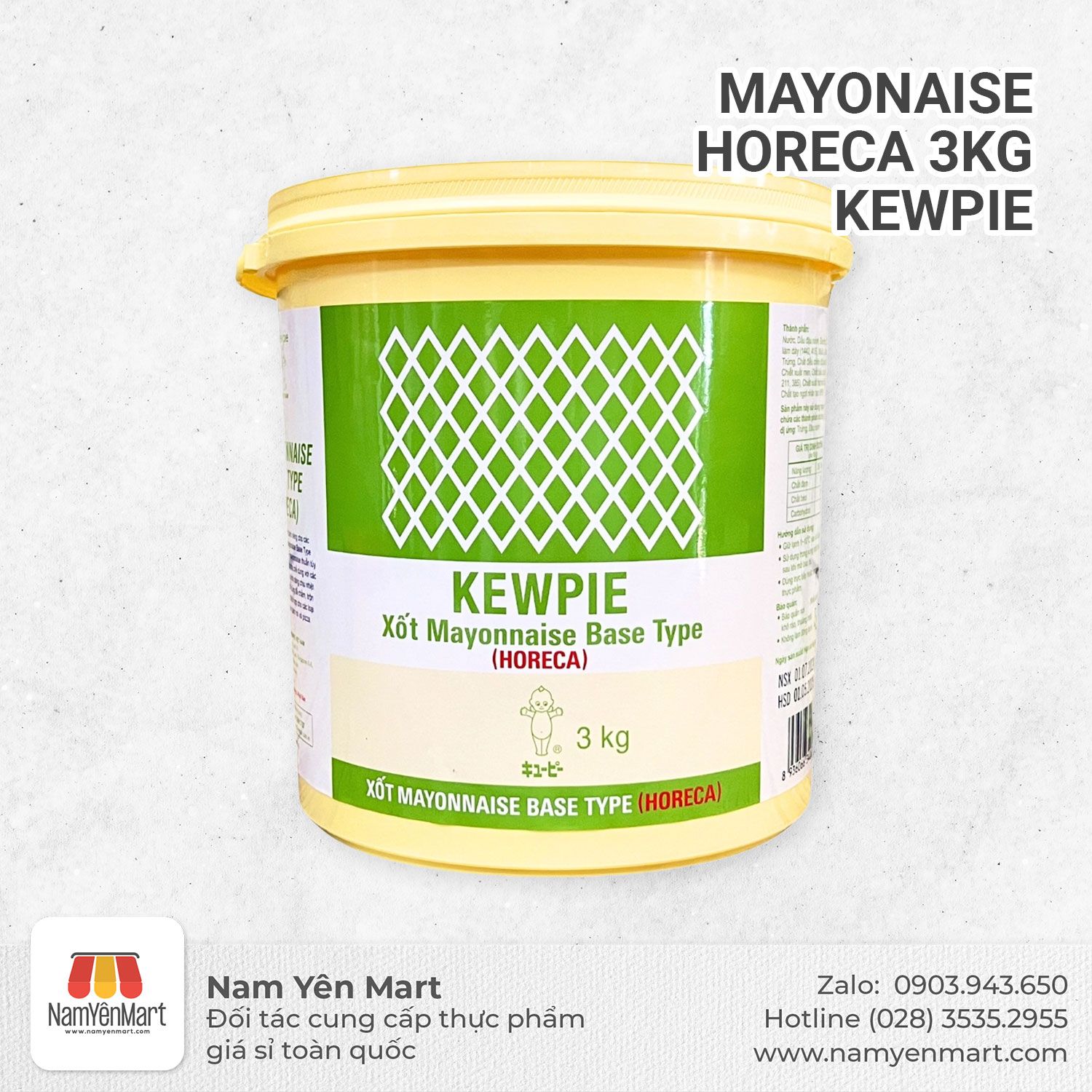  Mayonaise Horeca 3kg - Kewpie 