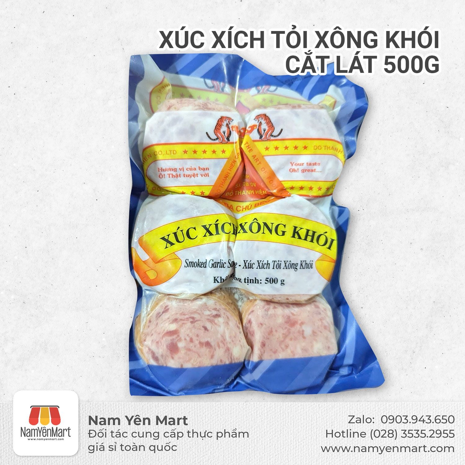  XX Tỏi Xông Khói cắt lát 500g Ba Chú Beo 