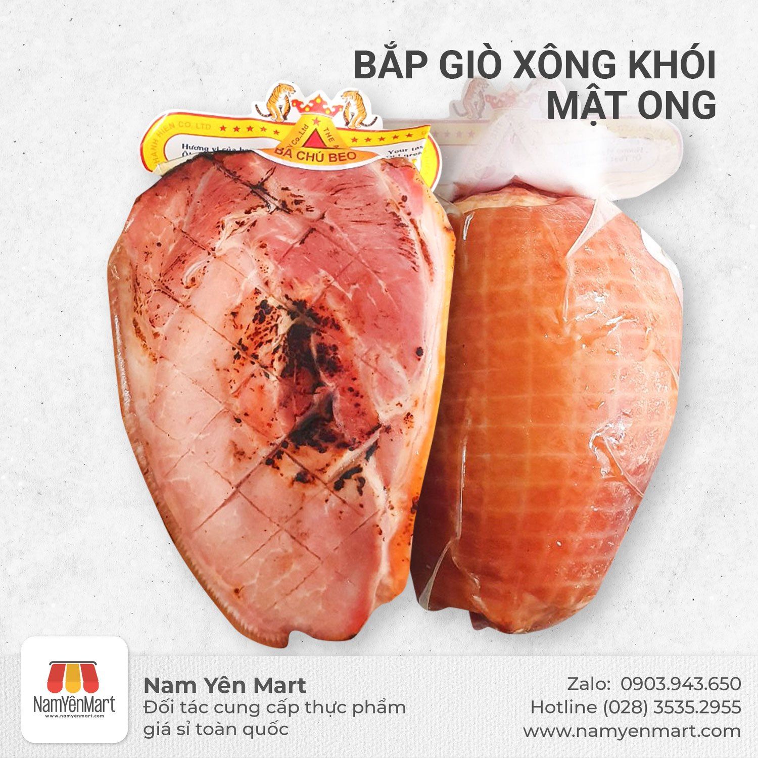  Bắp giò xông khói mật ong (500gr) 