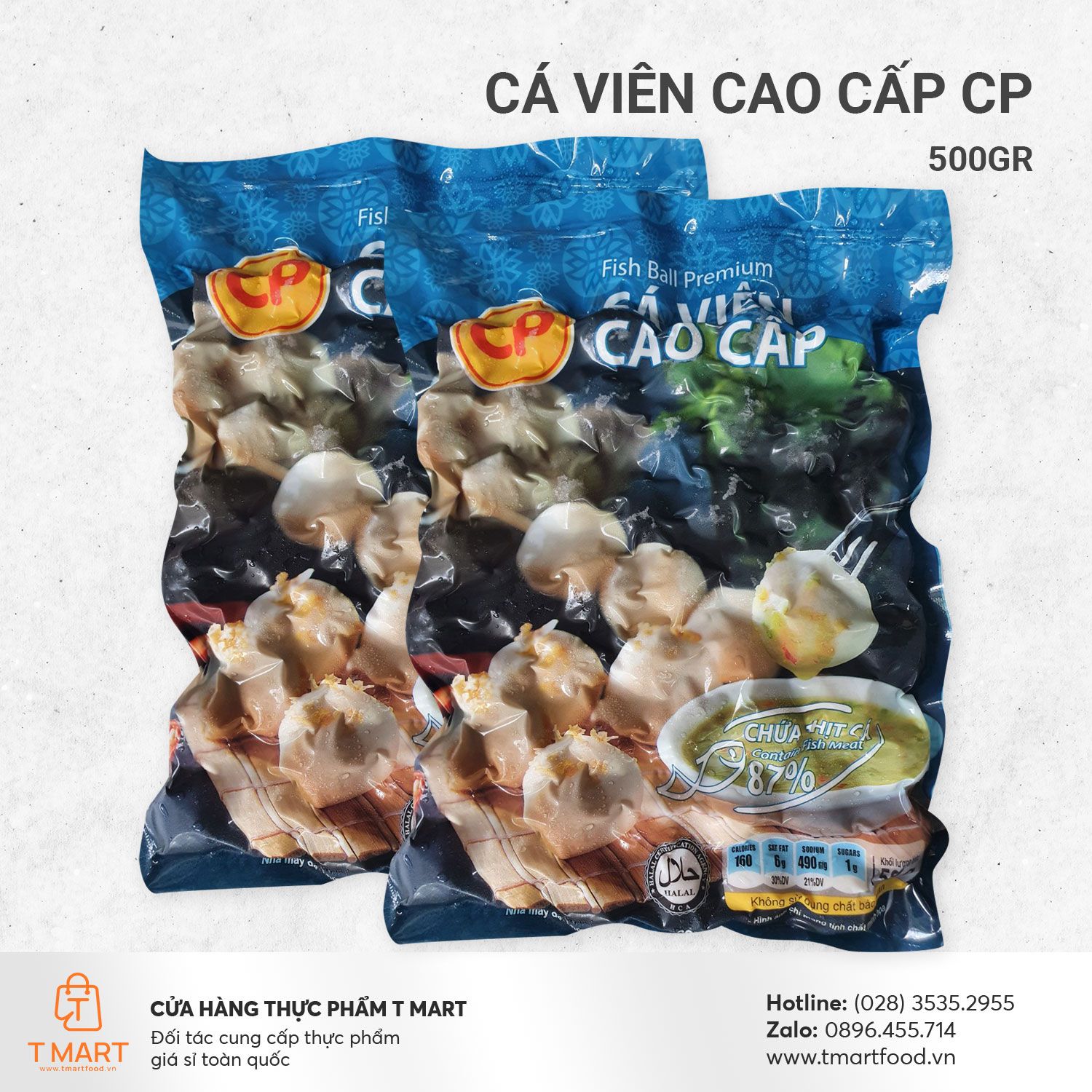  Cá Viên Cao Cấp CP 500g 