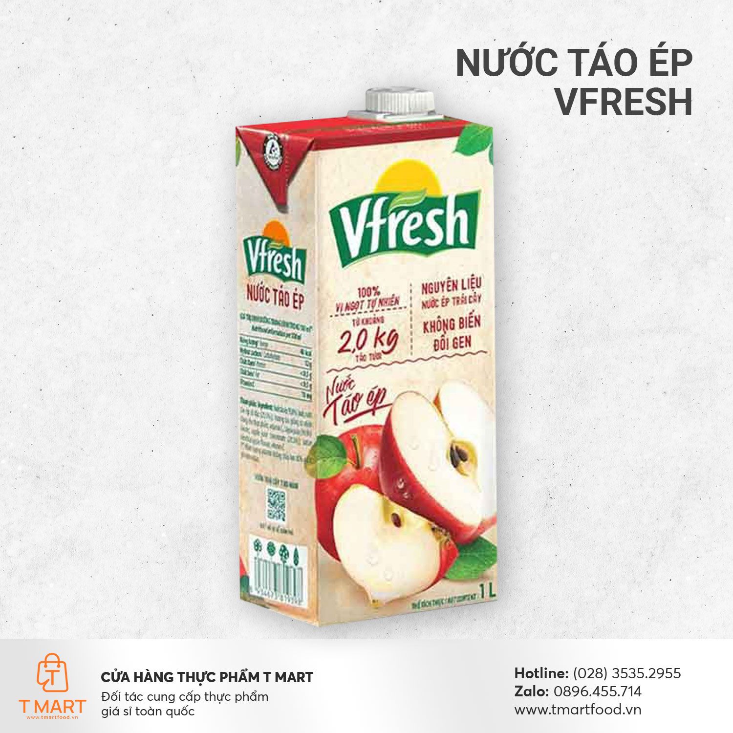  Nước táo ép Vfresh 1 lít 