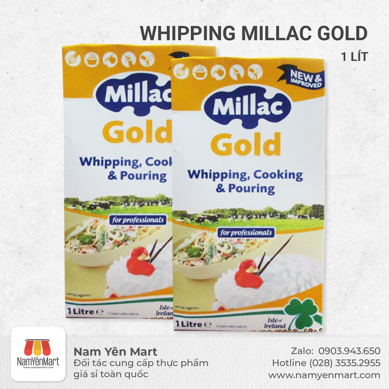  Whipping Millac Gold 1 lít 