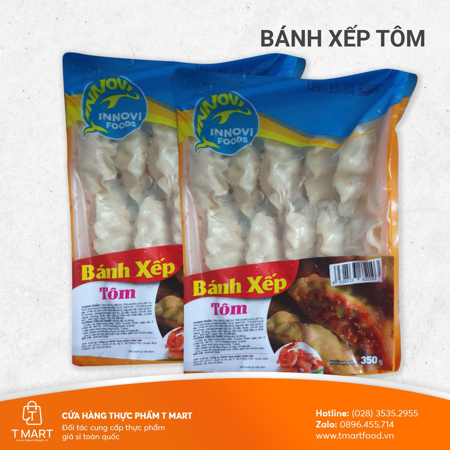  Bánh xếp tôm 500g 