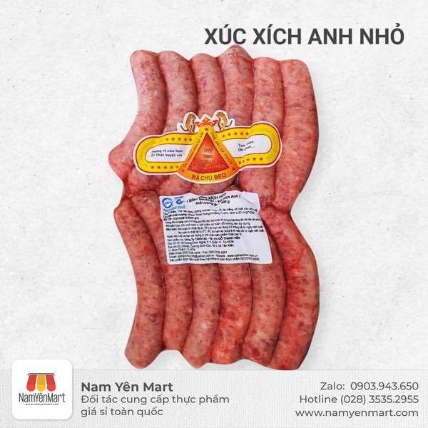  Xúc xích Anh nhỏ 500g 