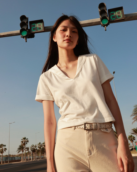 Áo thun thuỷ thủ Victory Sailor T - White
