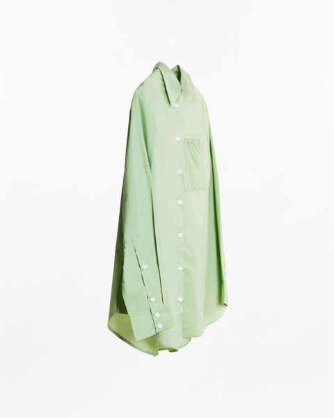 Áo The New Pocket Oversize Shirt - Light Green