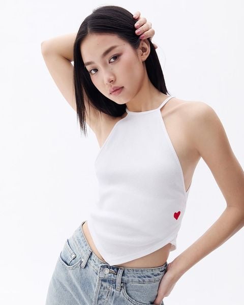 Áo Modern Yếm - Heart Rib Cotton
