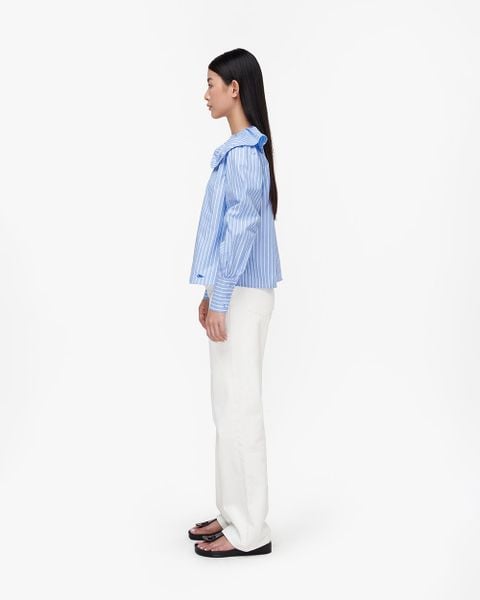 Blue Girl Blouse - CCR Blue Stripe