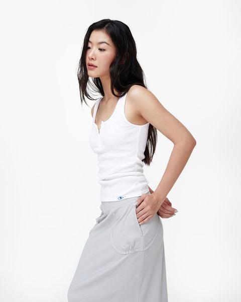 Áo Thun Ba Lỗ New Icon Tank - White