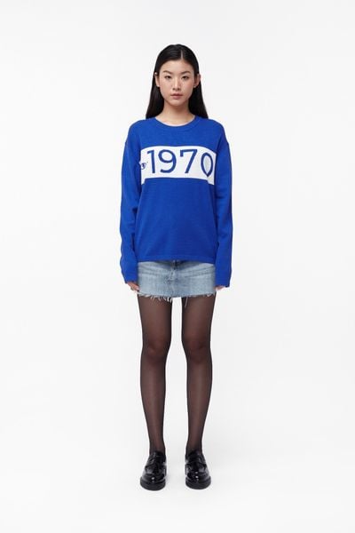 1970 Knit Sweater - Blue Eye