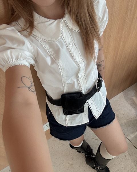 Áo Jennie Shirt - Ivory White
