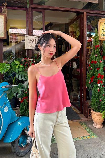 Áo Daily Cami Top - Lụa Tổng Hợp Rosie