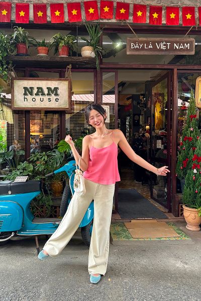 Áo Daily Cami Top - Lụa Tổng Hợp Rosie