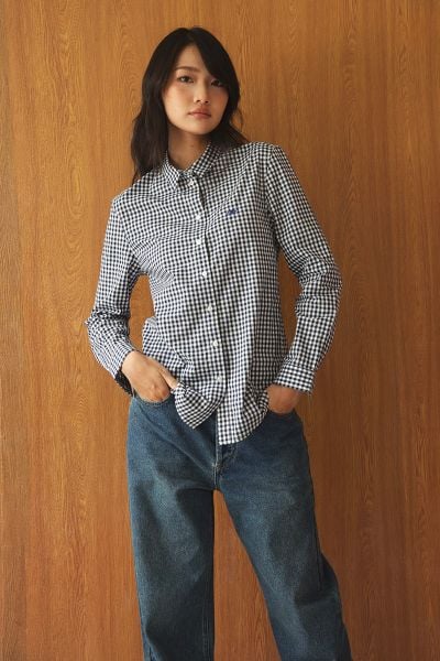 Áo The A Classic Shirt - Navy Gingham
