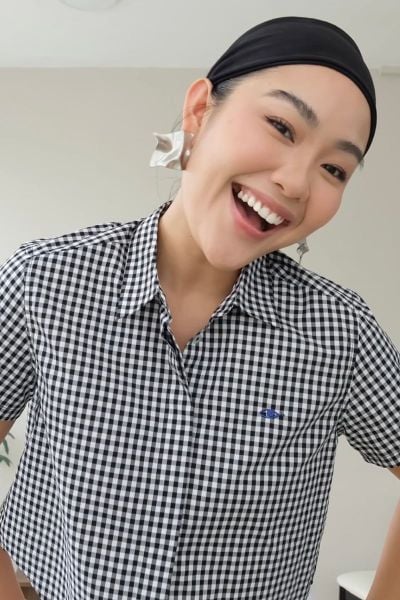 Áo Sơ Mi BlueMade Boxy Shirt - Black Gingham