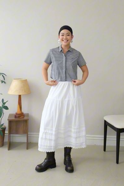 Áo Sơ Mi BlueMade Boxy Shirt - Black Gingham