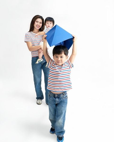 Áo Blueboy Everyday T - Signature Red Blue Stripe