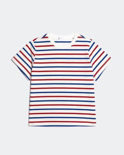 Áo Bluegirl Everyday T - Signature Red Blue Stripe