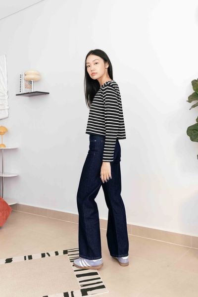 Áo Thun Sọc New Favorite Tee - Black Stripe