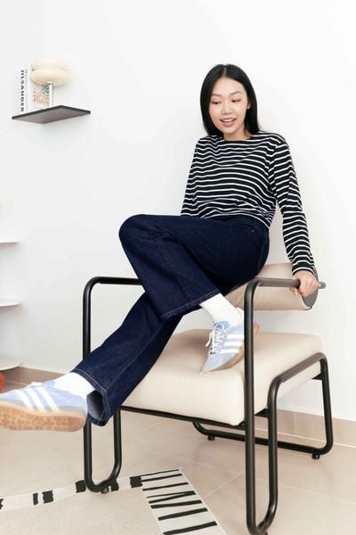 Áo Thun Sọc New Favorite Tee - Black Stripe
