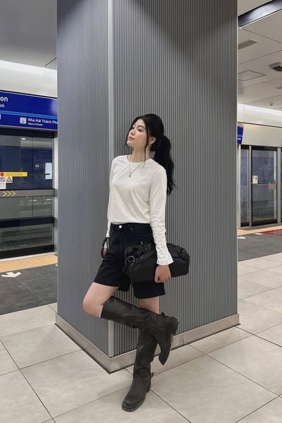 Áo Smart T - White