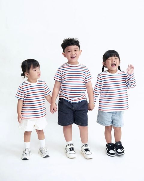 Áo Blueboy Number 1 T - Signature Red Blue Stripe